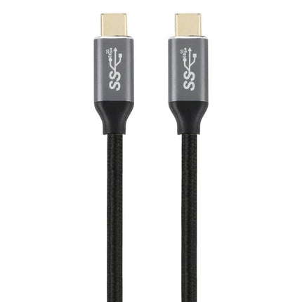 Practical 0.5m USB-C Cable for Home and Travel Connections, braided 10Gbps USB-C to USB-C cable for fast charging and data transfer