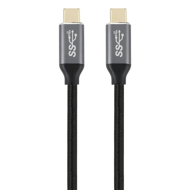 Practical 0.5m USB-C Cable for Home and Travel Connections, braided 10Gbps USB-C to USB-C cable for fast charging and data transfer