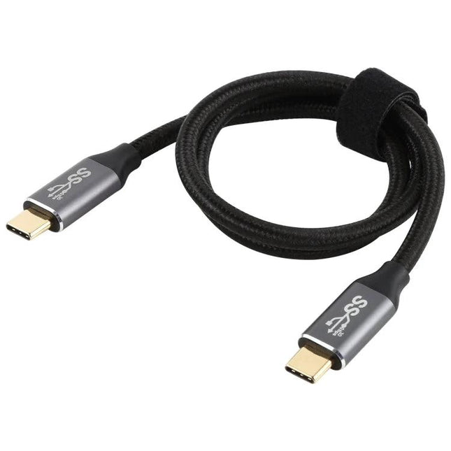 Practical 0.5m USB-C Cable for Home and Travel Connections - braided 10Gbps fast charging and data sync cable