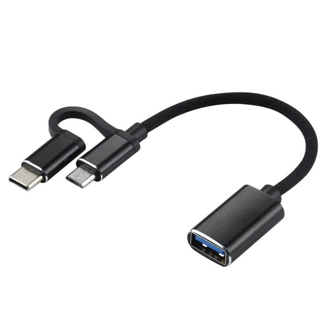 Adapter Cable for Connecting USB Drives to Phones Daily - Micro USB & Type-C OTG adapter cable for phones and tablets