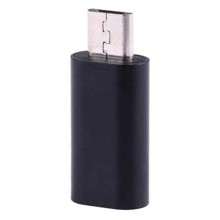 USB-C to Micro USB Adapter for Everyday Device Connections black compact adapter for charging and data transfer