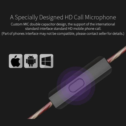 Wired Smartphone Earphones For Commuting With Carbon Fiber ergonomic in-ear design, HD call microphone, 3.5mm jack, commuter use