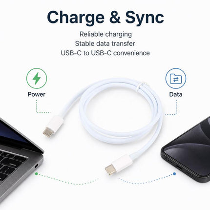 Câble de chargement USB-C pour recharger vos appareils du quotidien à la maison