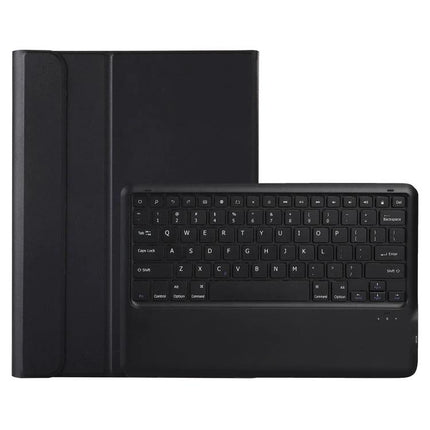 Bluetooth Keyboard Case with Detachable Design for Samsung Tab S7 Plus - black magnetic detachable keyboard and protective folio stand
