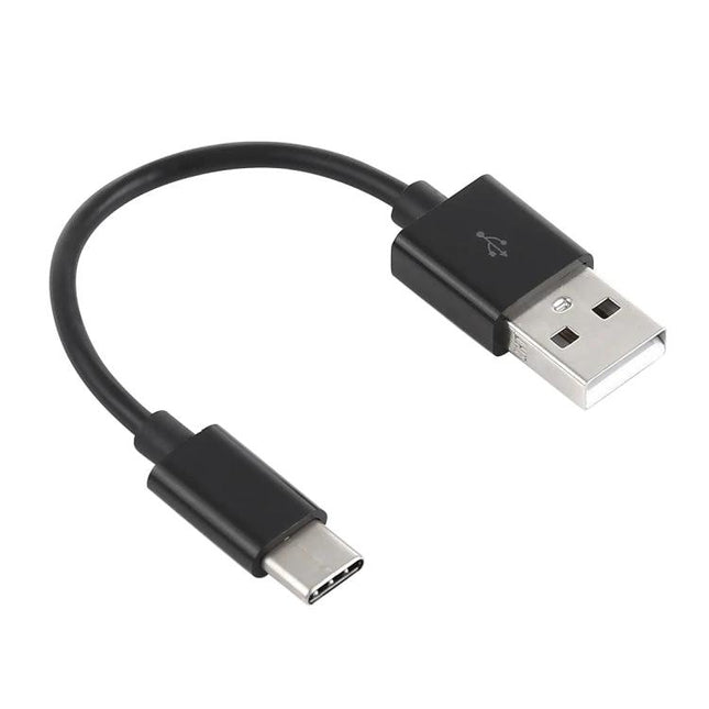 Compact USB-C Cable for Daily Device Charging and Syncing - compact black TPE cable for charging and syncing phones and laptops