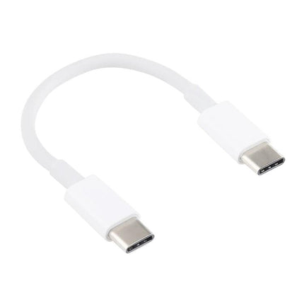 Short USB-C Cable for Everyday Device Charging and Syncing — compact white TPE short cable for car, desk charging and tidy syncing