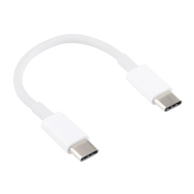 Short USB-C Cable for Everyday Device Charging and Syncing — compact white TPE short cable for car, desk charging and tidy syncing