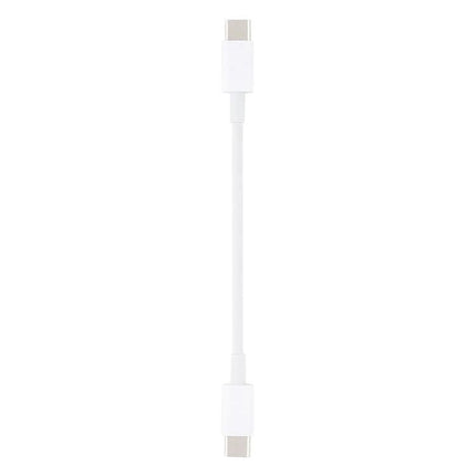Short USB-C Cable for Everyday Device Charging and Syncing — compact white short USB-C cable for quick charging and tidy desk or car use