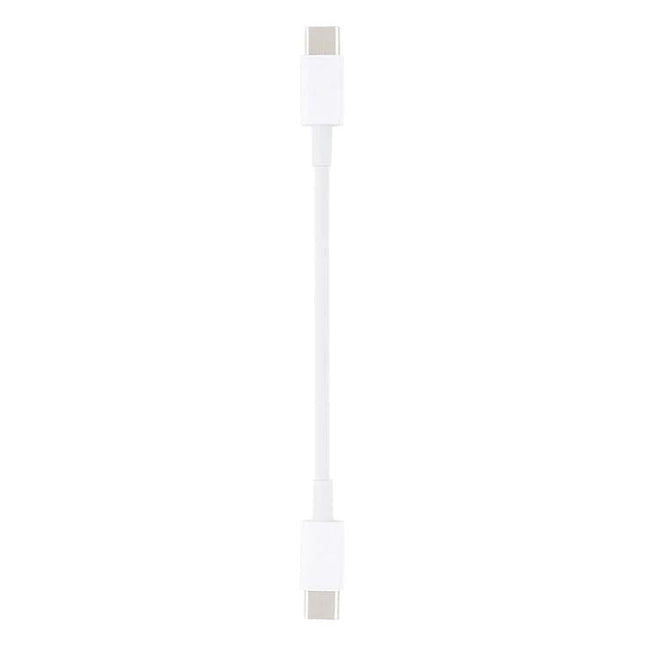Short USB-C Cable for Everyday Device Charging and Syncing — compact white short USB-C cable for quick charging and tidy desk or car use