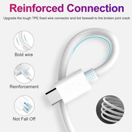 Short USB-C Cable for Everyday Device Charging and Syncing — compact reinforced TPE design for tangle-free quick charging and syncing