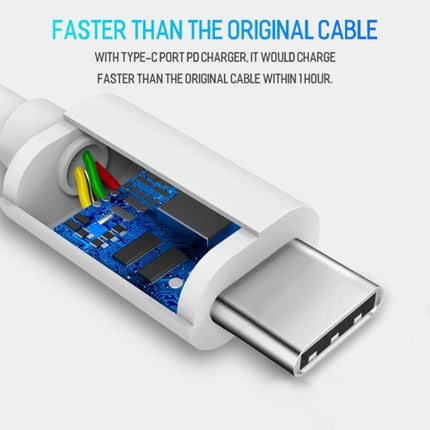 Short USB-C Cable for Everyday Device Charging and Syncing — compact durable TPE cable with fast-charging internal circuitry for car or desk use