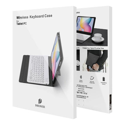 DUX DUCIS Protective Keyboard Case for Samsung Galaxy Tab S8/S7 - black keyboard folio for typing, students and professionals
