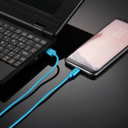 Knit USB-C Cable for Everyday Device Charging and Syncing