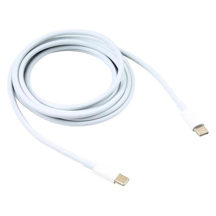 USB-C to Type-C Cable for Daily Device Charging - white durable charging cable for phone, tablet, and laptop