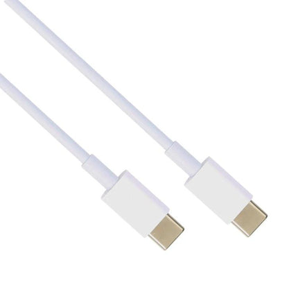 USB-C to Type-C Cable for Daily Home and Travel Charging white cable with reversible USB-C connectors for phone and laptop charging