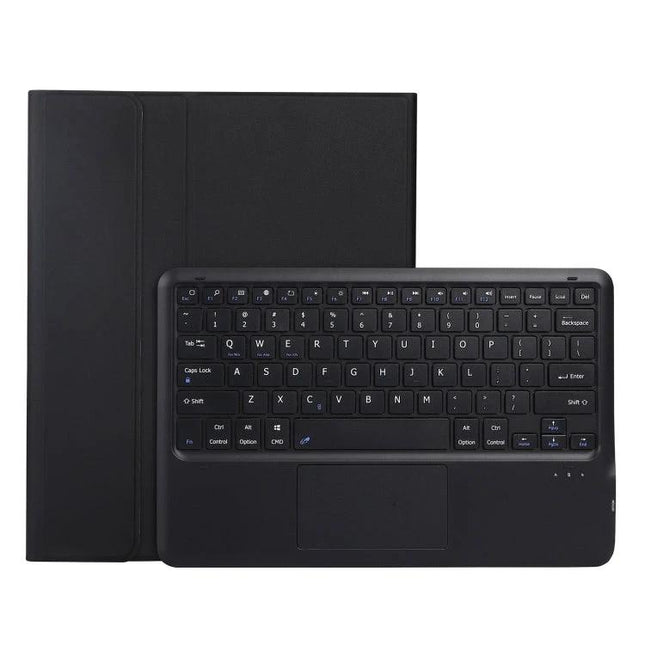 Splittable Bluetooth Keyboard Case for Samsung Galaxy Tab S8+ with detachable wireless keyboard and protective folio for remote work