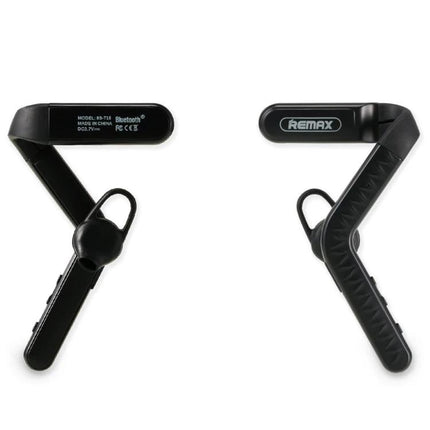 Bluetooth Headset For Hands Free Calls Lightweight Fit black ergonomic earbud for driving commuting and remote meetings