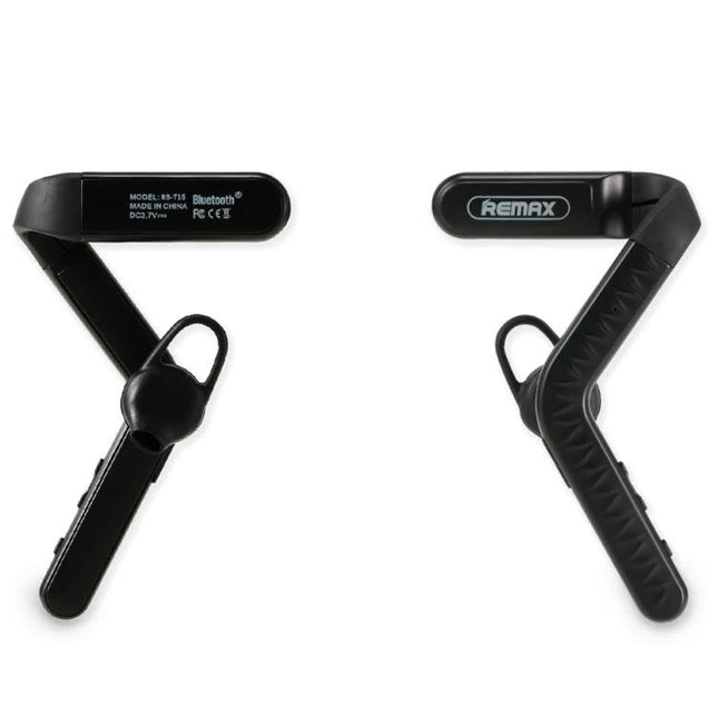 Bluetooth Headset For Hands Free Calls Lightweight Fit black ergonomic earbud for driving commuting and remote meetings