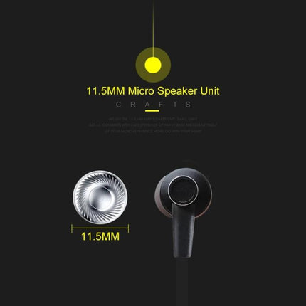 Wired 3.5mm Earphones For Commuting Gym And Desk Use showing 11.5MM micro speaker unit and earbud design
