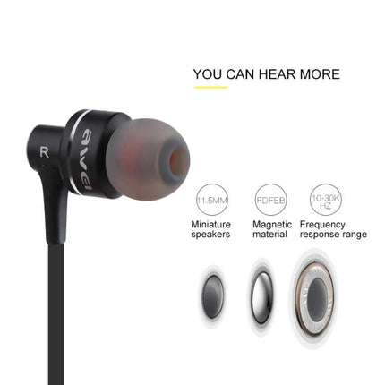 Wired 3.5mm Earphones For Commuting Gym And Desk Use black in-ear stereo earbud with secure fit and durable design
