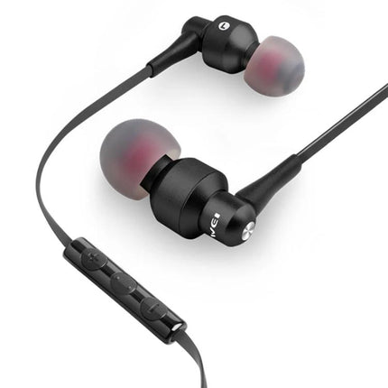 Wired Stereo Earphones With 3.5mm Jack For Commuting And Work comfortable ergonomic earbuds with inline controls and tangle-resistant cable