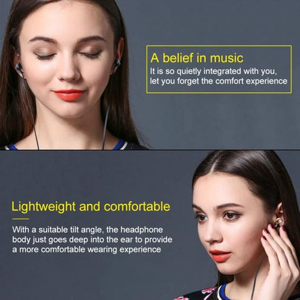 Wired Earphones With 3.5mm Jack For Everyday Commute And Calls ergonomic molded earpieces for comfort
