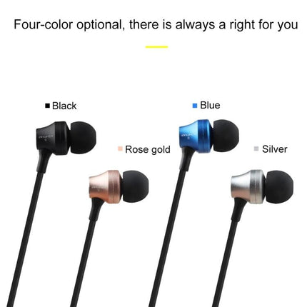 Wired Earphones With 3.5mm Jack For Everyday Commute And Calls in black blue rose gold and silver ergonomic molded earpieces