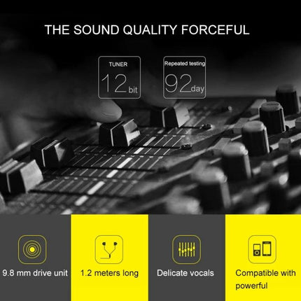 Wired Earphones With 3.5mm Jack For Calls Commuting And Workouts - metal housing ergonomic in-ear design