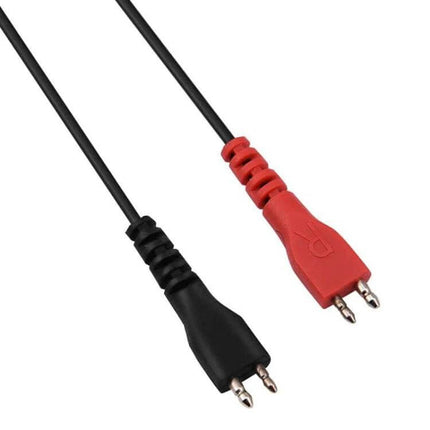 Replacement Spring Cable for Sennheiser HD Headphones, 1.5m to 5m Length - black and red dual-pin adjustable spring cable for Sennheiser HD series
