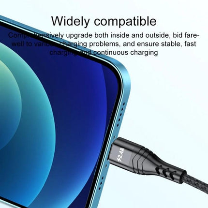Multi-Device Charging Cable for Daily Use at Home and On the Go - close-up of braided charging cable plugged into smartphone showing wide compatibility