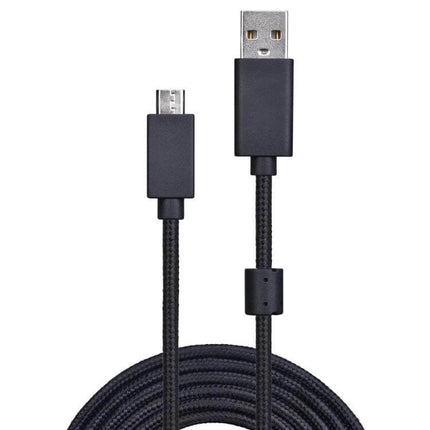 Replacement USB Audio Cable for Logitech G633 Headsets, 2 Meters Long - braided black USB to micro-USB replacement cable for G633 G533 G933