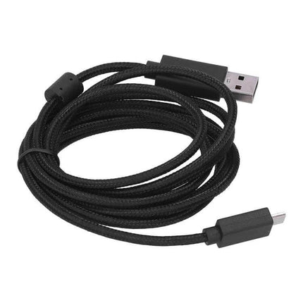 Replacement USB Audio Cable for Logitech G633 Headsets, 2 Meters Long - black braided replacement cable compatible with G633 G633s G533 G933 G933s