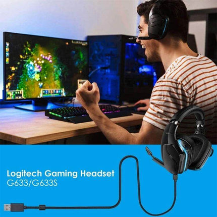 Replacement USB Audio Cable for Logitech G633 Headsets, 2 Meters Long - replacement cable for G633 G633s G533 G933 G933s headsets