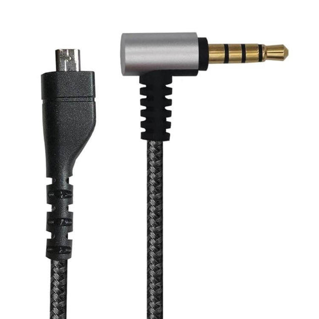 2-in-1 Audio Cable and Adapter for SteelSeries Arctis Headphones - right-angle 3.5mm to headset connector with braided cable