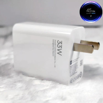 Xiaomi USB Charger for Everyday Device Use at Home white 33W wall adapter fast charging for smartphones and tablets
