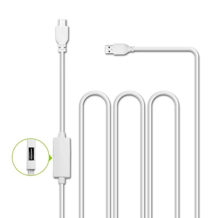 USB Cable for Daily Device Connections with Android Phones - white OTG and USB-A cable for charging, data transfer and connecting mouse or keyboard