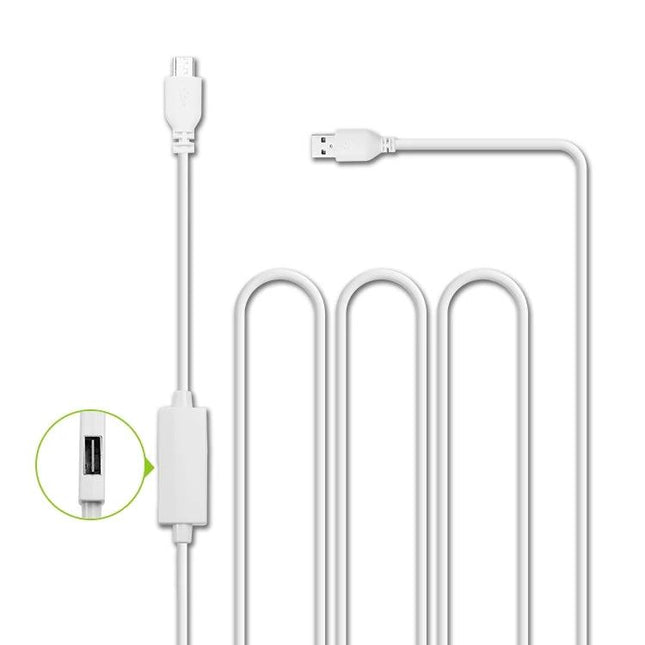 USB Cable for Daily Device Connections with Android Phones - white OTG and USB-A cable for charging, data transfer and connecting mouse or keyboard