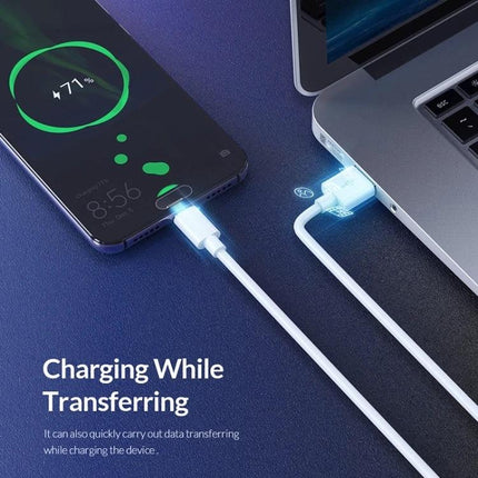 Practical USB to USB-C Adapter Cable for Everyday Use connecting phone to laptop for charging and data transfer