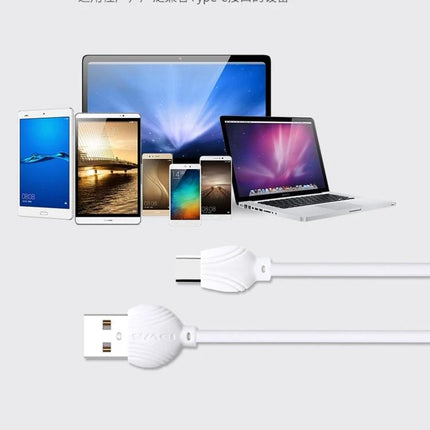 Awei USB-C Cable for Daily Phone Charging and Data Transfer connecting smartphones, tablets and laptops for charging and data sync