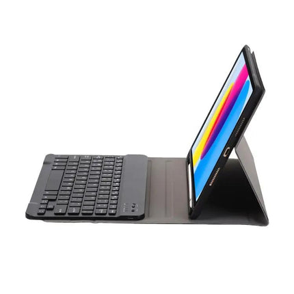 Lambskin Texture Bluetooth Keyboard Case for iPad 10th Generation