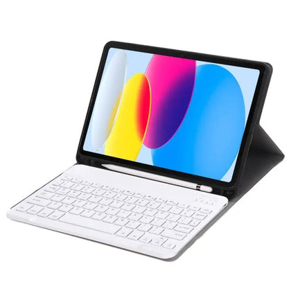 Lambskin Texture Bluetooth Keyboard Case for iPad 10th Generation