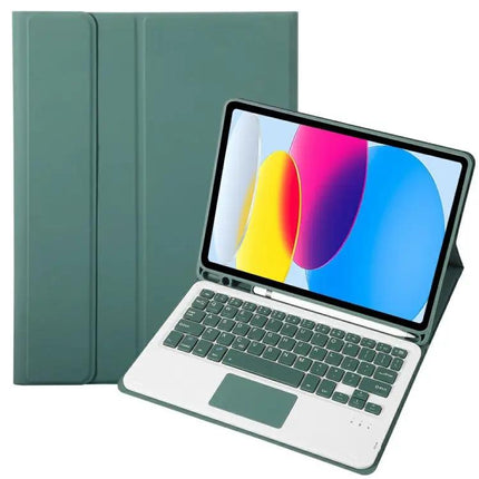 Lambskin Texture Bluetooth Keyboard Case for iPad 10.9 Inch