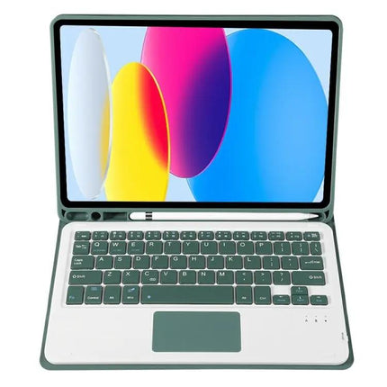 Lambskin Texture Bluetooth Keyboard Case for iPad 10.9 Inch