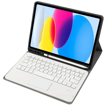 Lambskin Texture Bluetooth Keyboard Case for iPad 10.9 Inch