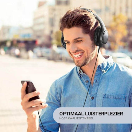 3.5mm to 2.5mm Audio Cable for Headphone Connections connecting headphones to smartphone with ladder design connector