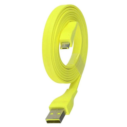 Micro USB Charging Cable 3 Foot For Bluetooth Speakers And Portable Devices neon yellow 1.2m flat cable durable daily use