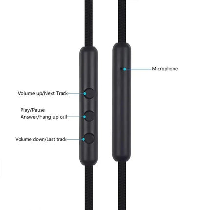 3.5mm to 2.5mm Headphone Cable With Wired Control 1.5m