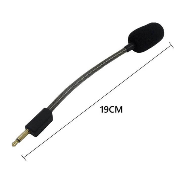 Noise-Cancelling Microphone for Razer BlackShark V2 Headsets – 19cm flexible boom with 3.5mm plug and foam windscreen, replacement mic for V2 series