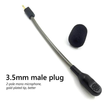 Noise-Cancelling Microphone for Razer BlackShark V2 Headsets - replacement 3.5mm plug gooseneck mic with foam windscreen for clearer in-game voice chat
