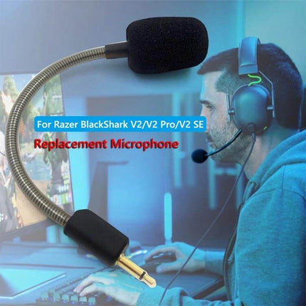 Noise-Cancelling Microphone for Razer BlackShark V2 Headsets replacement 3.5mm plug for clearer in-game team voice chat